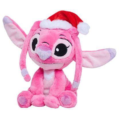 Stitch Disney Santa Hat Angel Plush Toy 25cm
