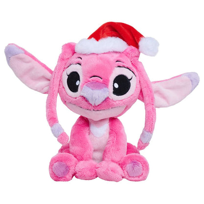 Stitch Disney Santa Hat Angel Plush Toy 25cm