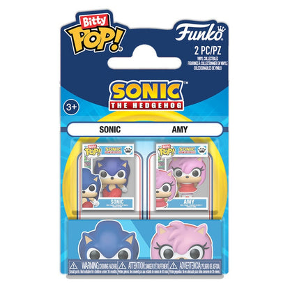 Blister 2 figures Bitty POP Sonic The Hedgehog Sonic & Amy Rose