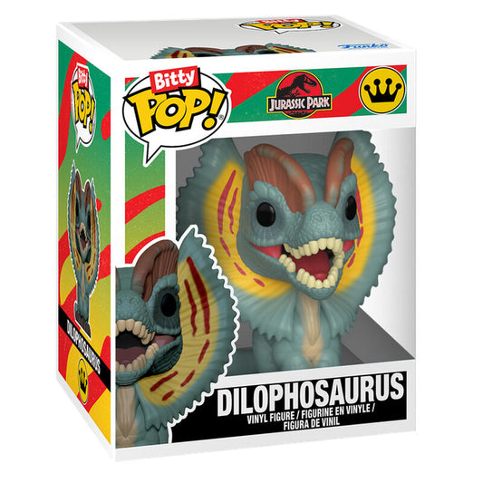 Blister 2 figures Bitty POP Jurassic Park Tyrannosaurus Fossil & Dilophosaurus