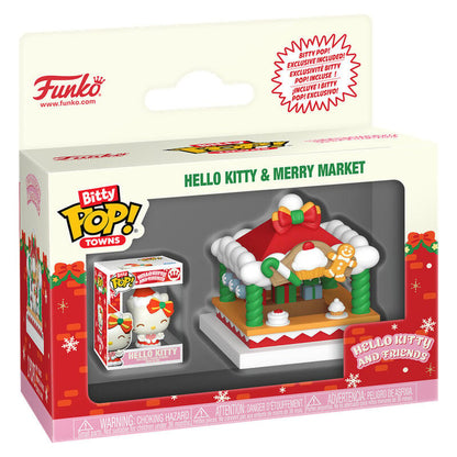 Bitty POP Towns Figure Hello Kitty and Merry Market