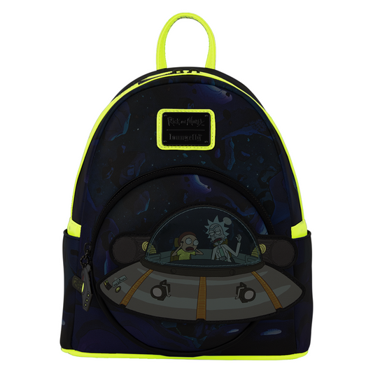 Cartoon Network Rick and Morty Space Cruiser Loungefly Backpack 26cm