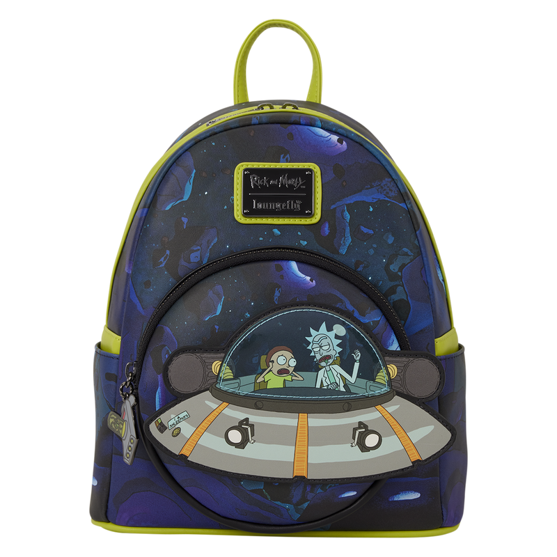 Cartoon Network Rick and Morty Space Cruiser Loungefly Backpack 26cm