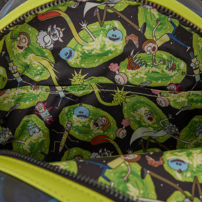 Cartoon Network Rick and Morty Space Cruiser Loungefly Backpack 26cm