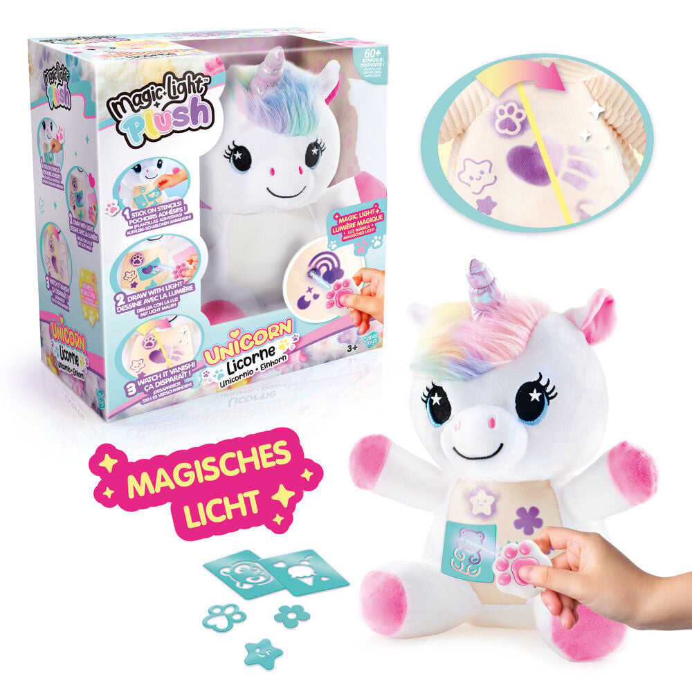 Decorate Your Unicorn Magic Light Plush Toy