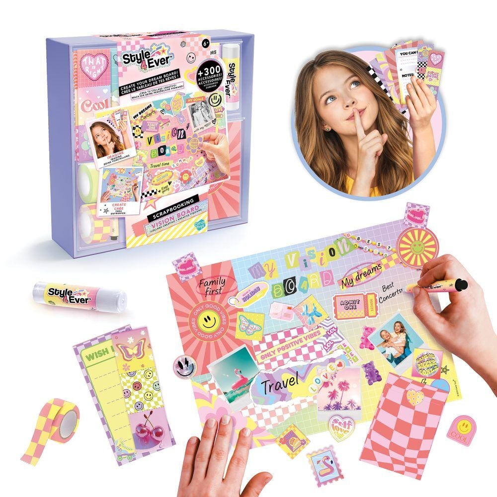 Vision Board Style 4Ever poster decoration set