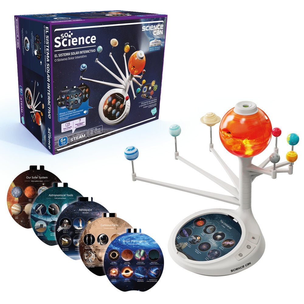 Interactive Solar System Projector Science