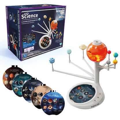 Interactive Solar System Projector Science