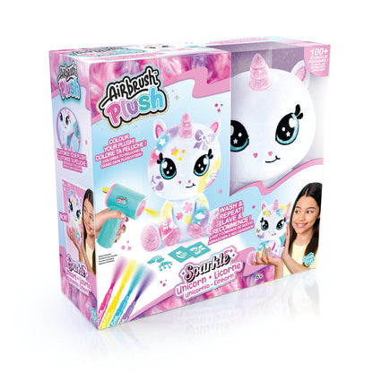 Shiny airbrush unicorn plush Airbrush Plush