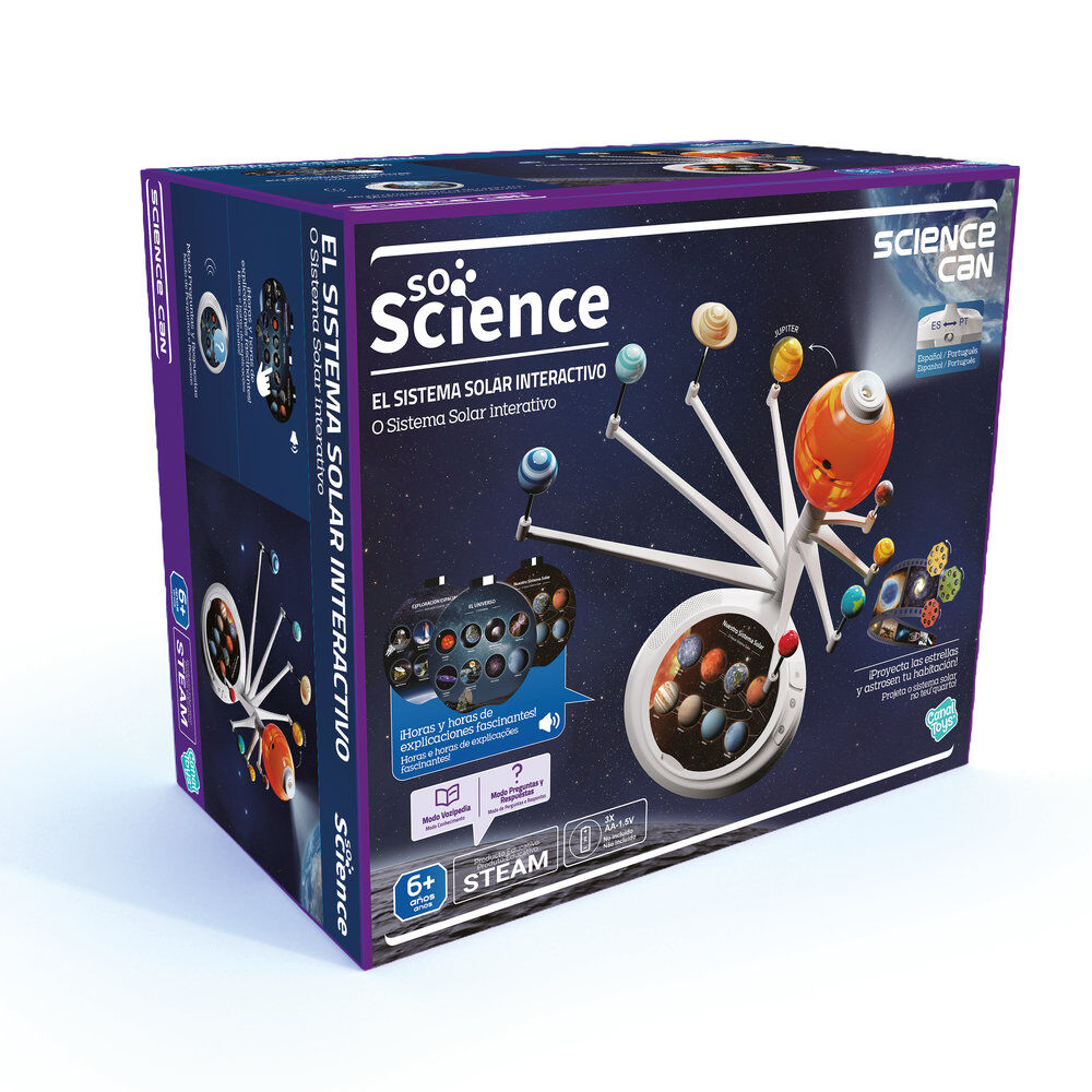 Interactive Solar System Projector Science