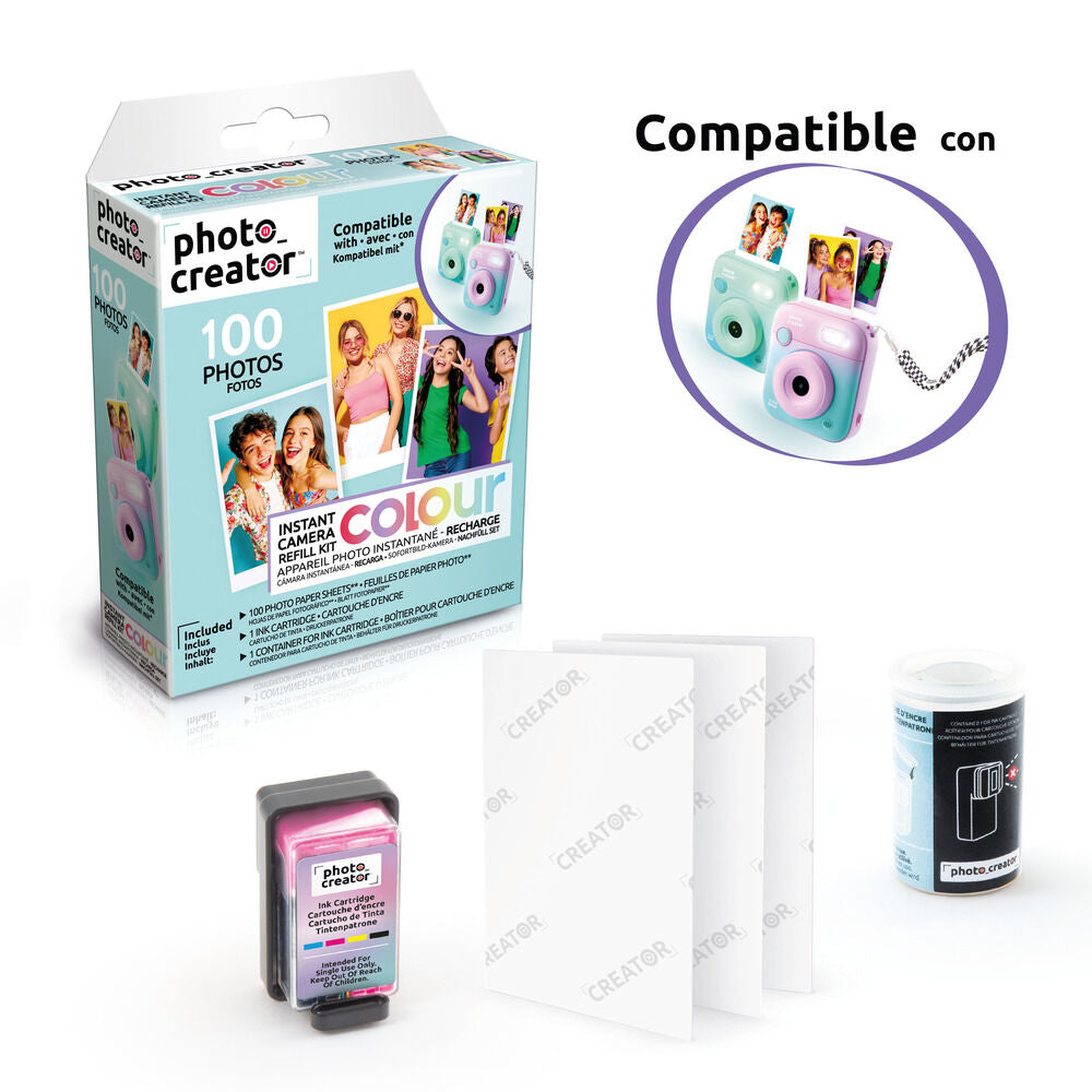 Instant camera set colored paper Photo Creator