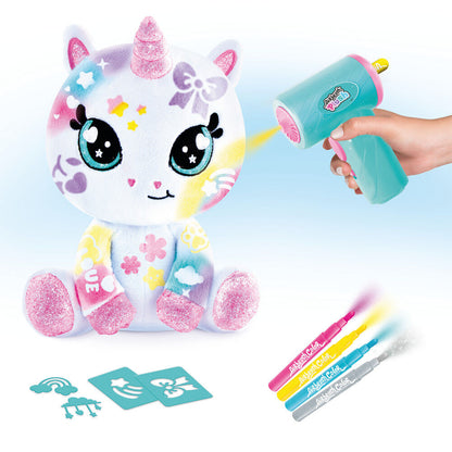 Shiny airbrush unicorn plush Airbrush Plush