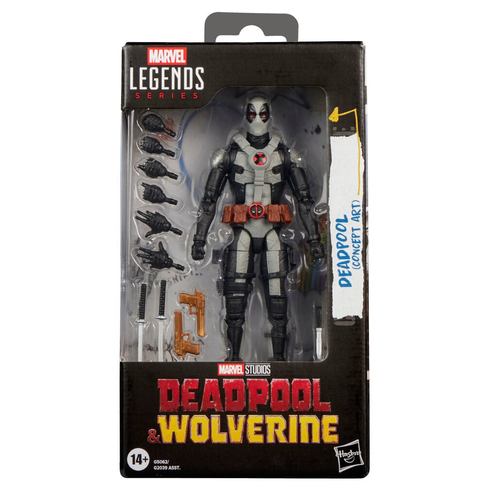 Deadpool Figure Concept Art Deadpool & Wolrerine Marvel 15cm