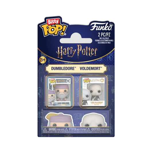 Blister 2 Bitty POP figures Harry Potter Dumbledore & Voldemort