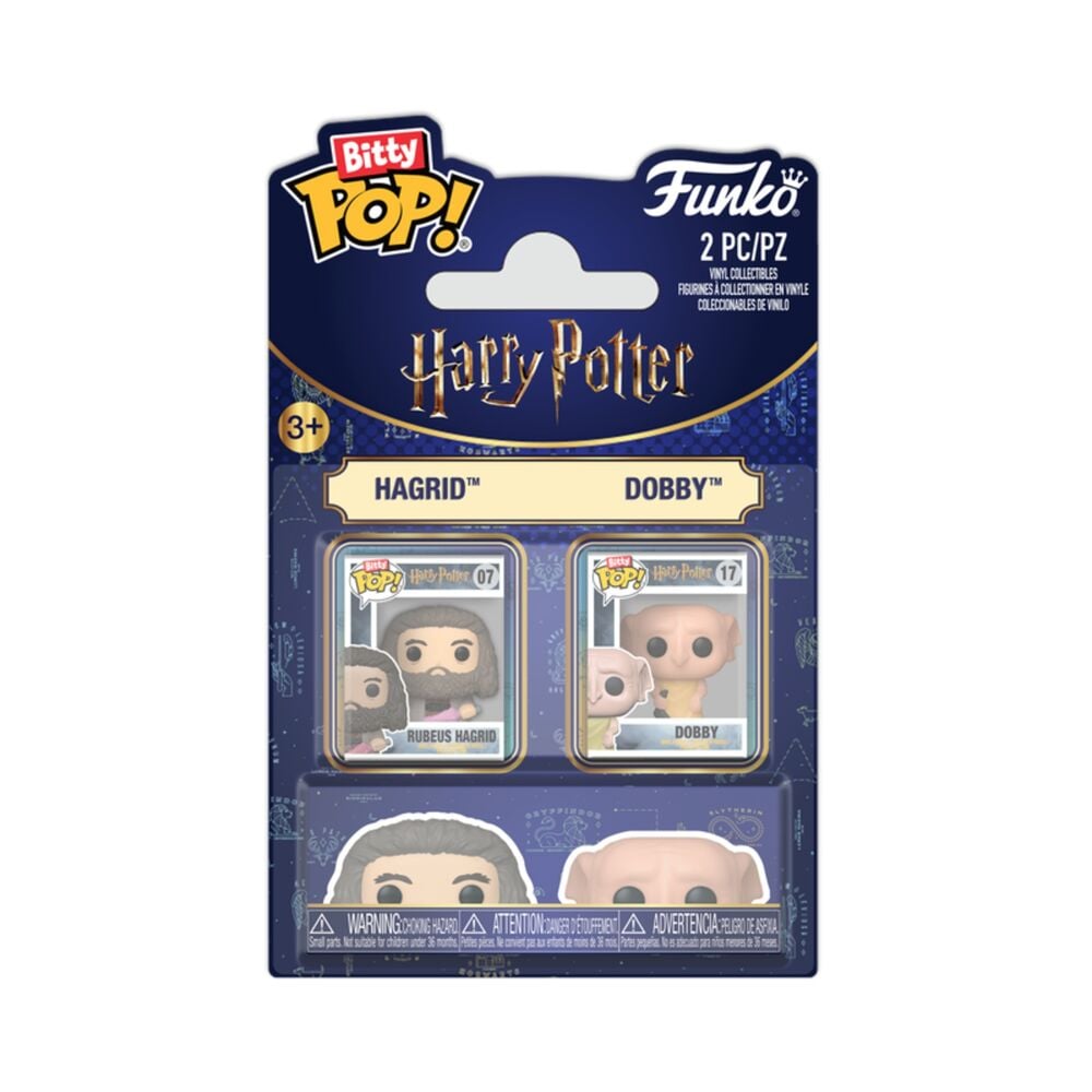 Blister 2 figures Bitty POP Harry Potter Hagrid & Dobby