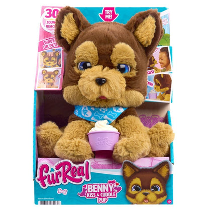 FurReal Benny the Kiss & Cuddle Interactive Plush