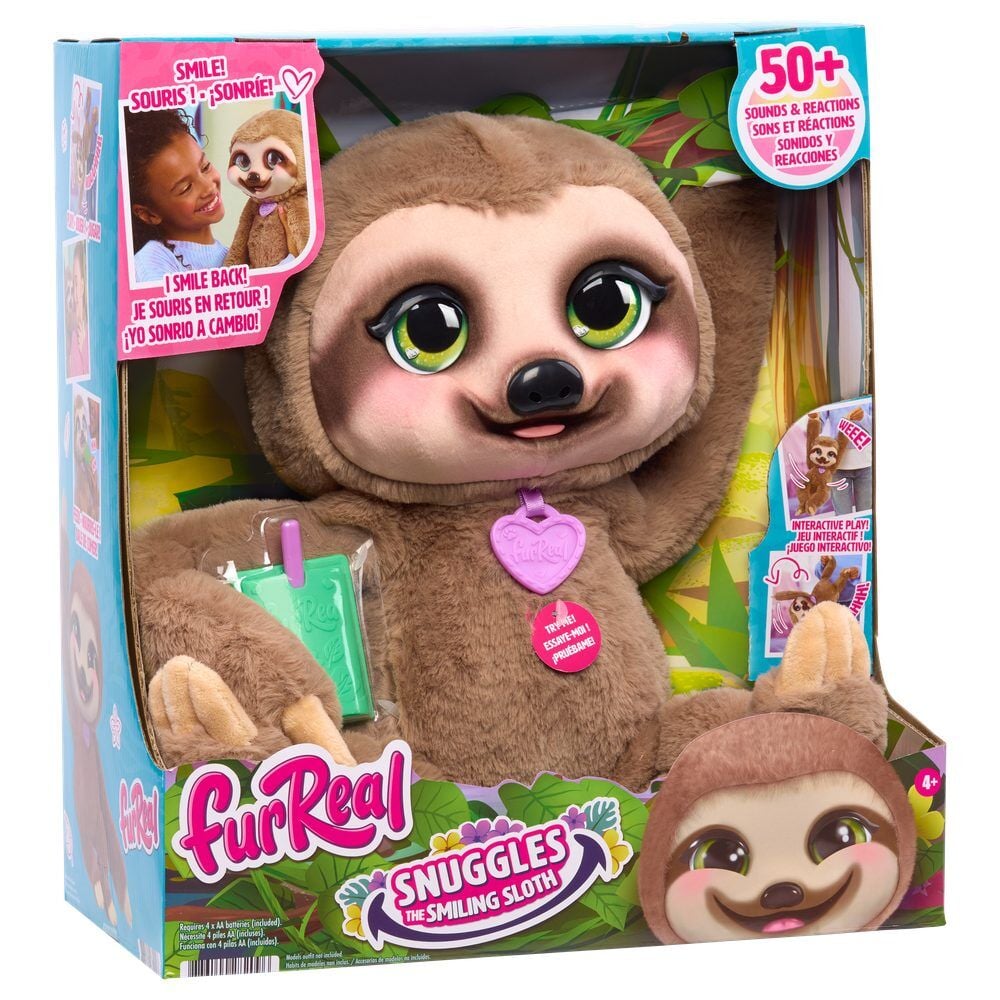 Snuggles the Smiling Sloth FurReal Interactive Plush