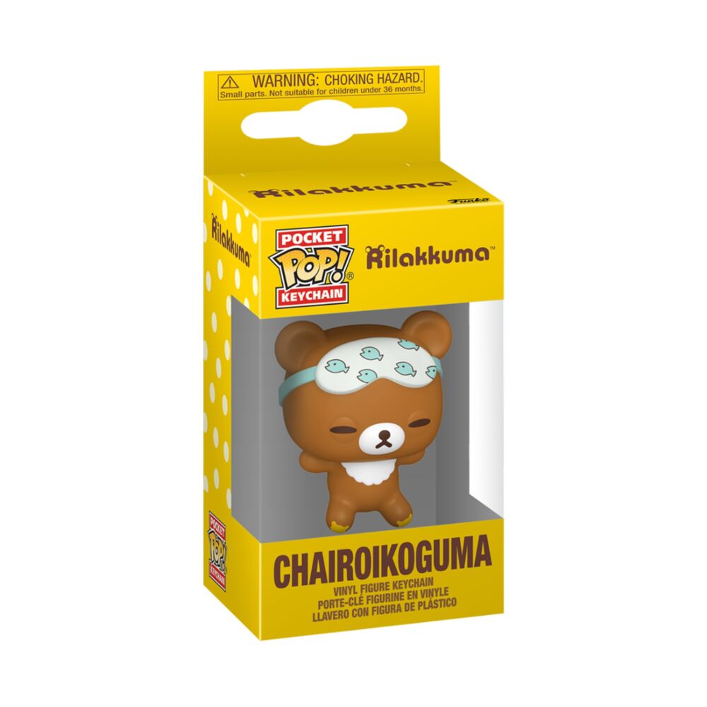 Pocket POP Keychain Rilakkuma Chairoikoguma Keychain