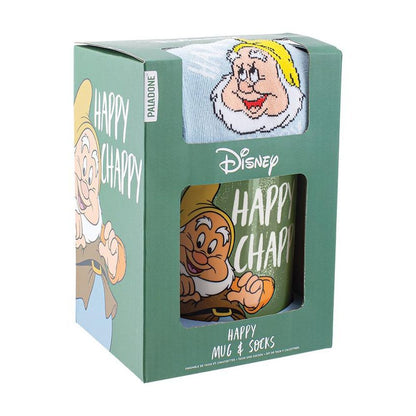 Happy Snow White and the Seven Dwarfs Mug and Socks Set