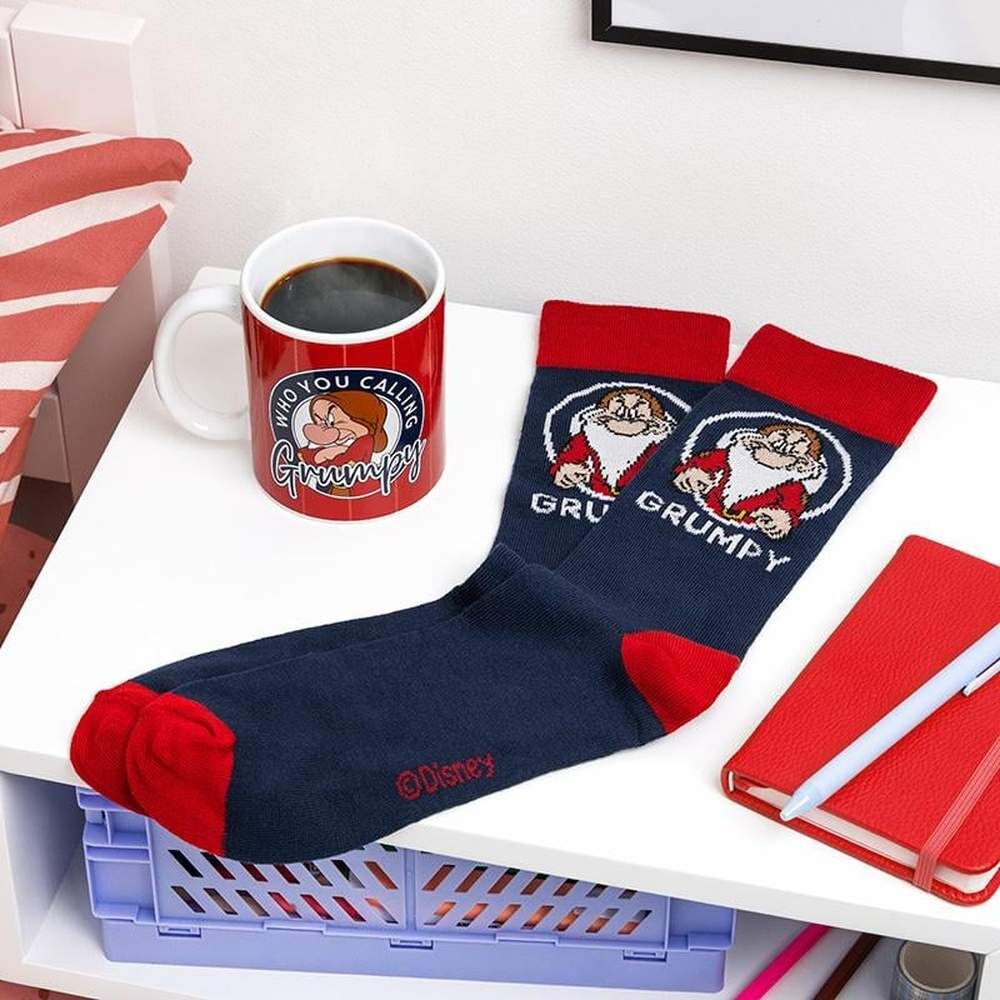 Grumpy mug and socks set from Snow White and the Seven Dwarfs