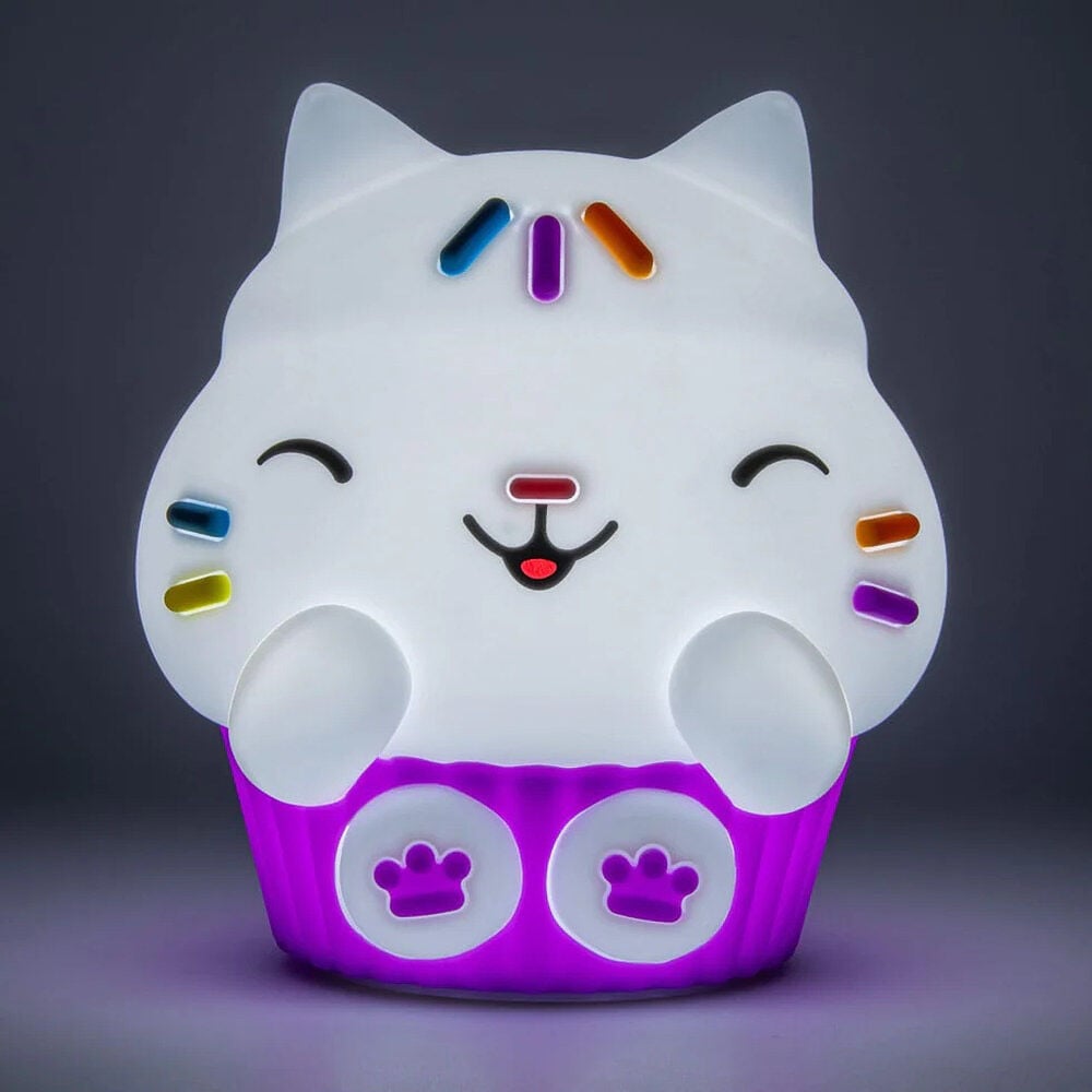 Rechargeable Silicone Light Up SquishyGlo Cakey Cat Gabby's Dollhouse