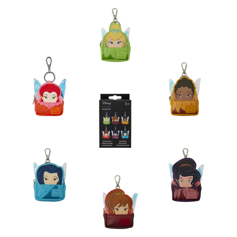 Disney Loungefly Mysteries Mini Backpack Keychains (Assorted)