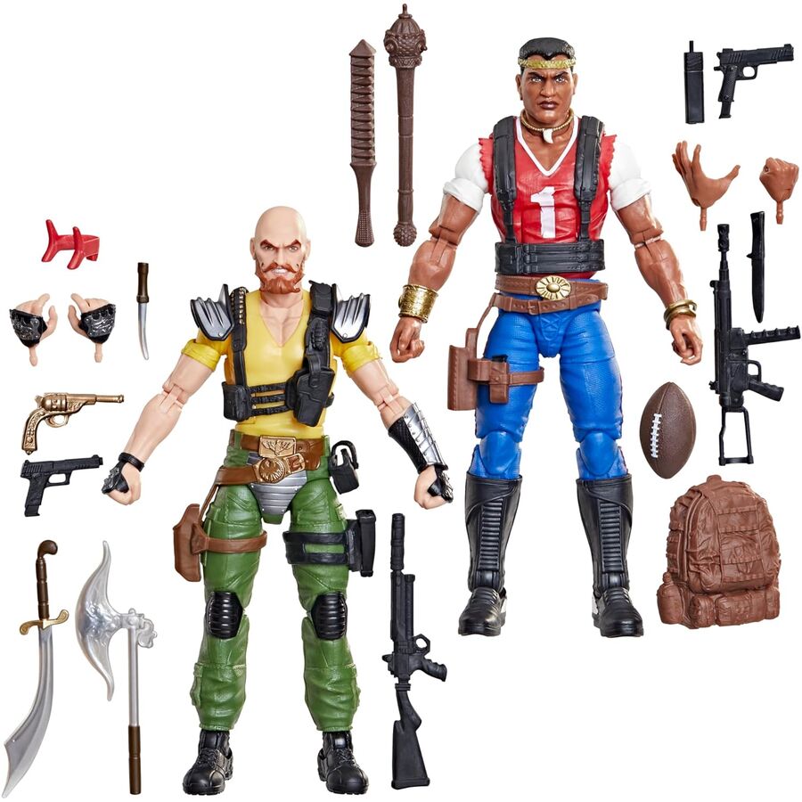 David Red Dog Taputapu & Varujan Taurus Ayvazyan G.I. figures set Joe Classified Series 15cm