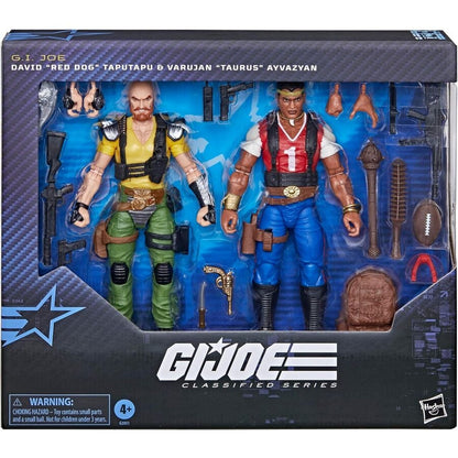 David Red Dog Taputapu & Varujan Taurus Ayvazyan G.I. figures set Joe Classified Series 15cm