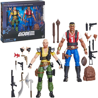 David Red Dog Taputapu & Varujan Taurus Ayvazyan G.I. figures set Joe Classified Series 15cm