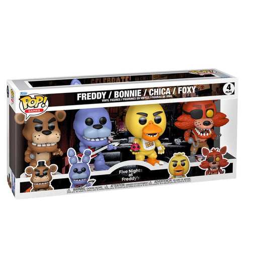 Blister of 4 POP figures Five Nights at Freddys