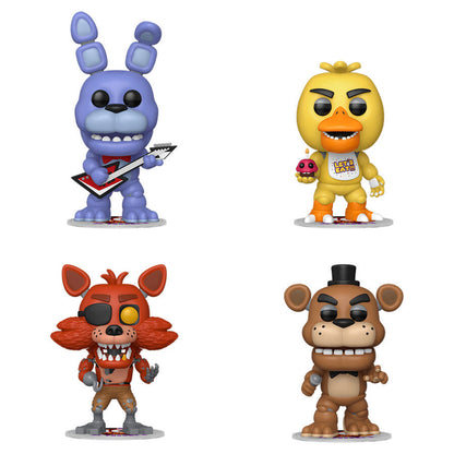 Blister 4 POP figures Five Nights at Freddys