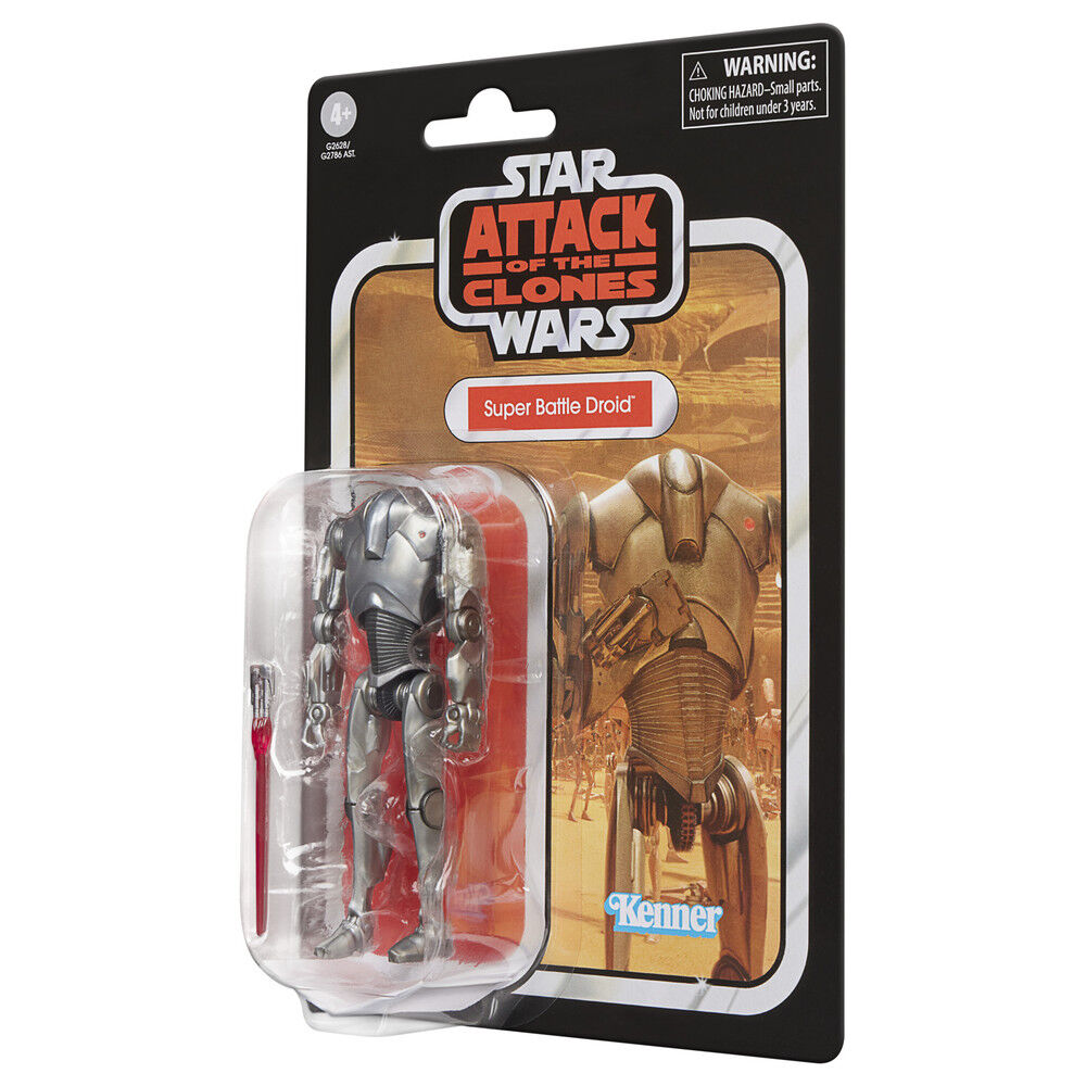 Super Battle Droid Attack of the Clones Star Wars figure 9.5cm