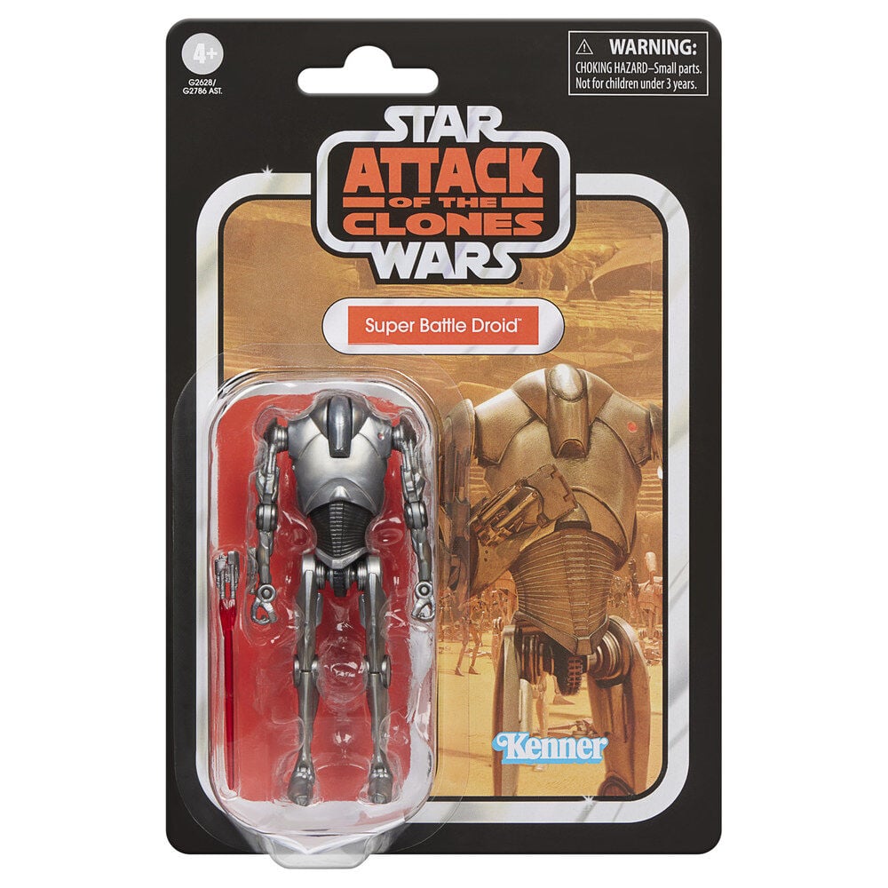 Super Battle Droid Attack of the Clones Star Wars figure 9.5cm