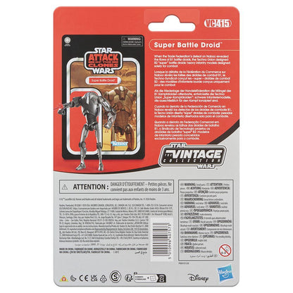 Super Battle Droid Attack of the Clones Star Wars figure 9.5cm