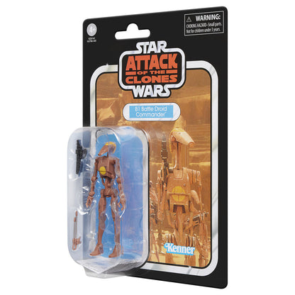 Figure B1 Battle Droid Commander Attack of the Clones Star Wars 9.5cm