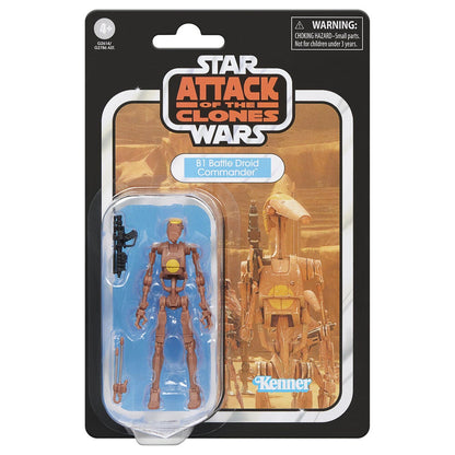 Figure B1 Battle Droid Commander Attack of the Clones Star Wars 9.5cm