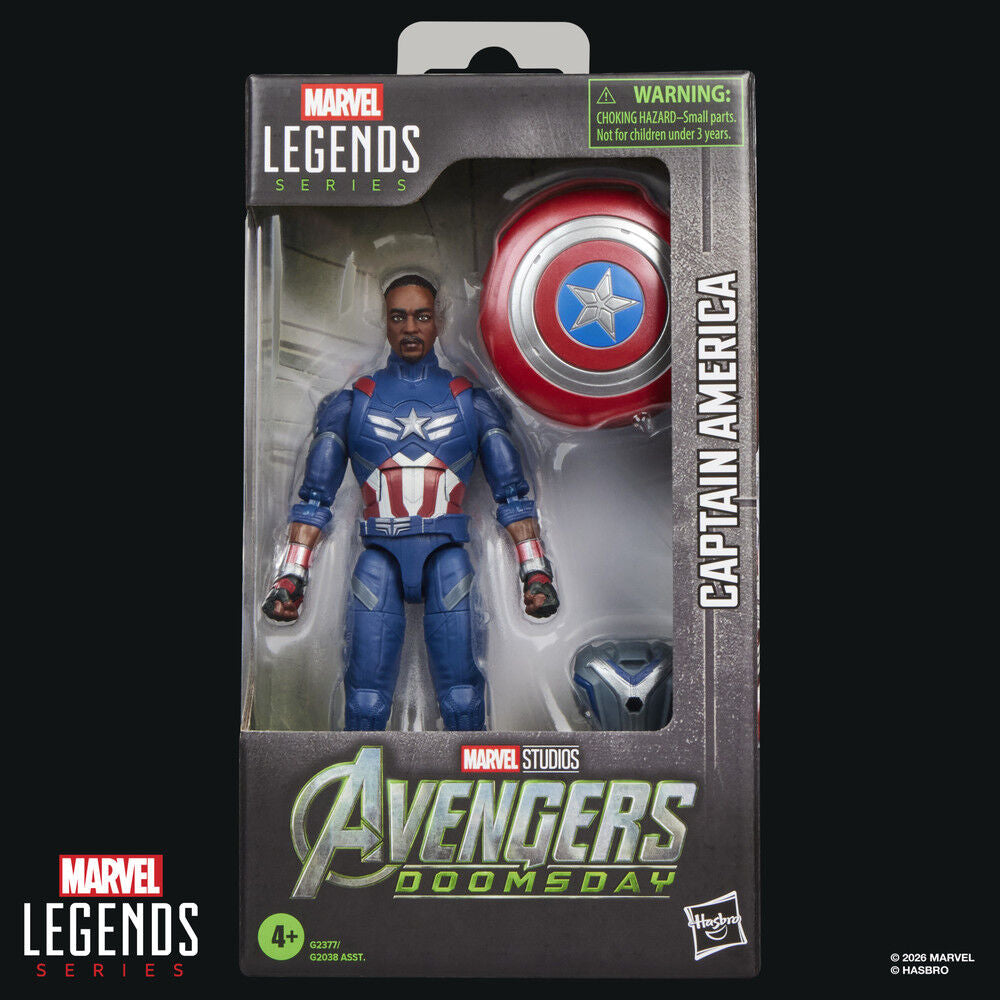 Captain America Figure Avengers Doomsday Marvel Legends Series 15cm