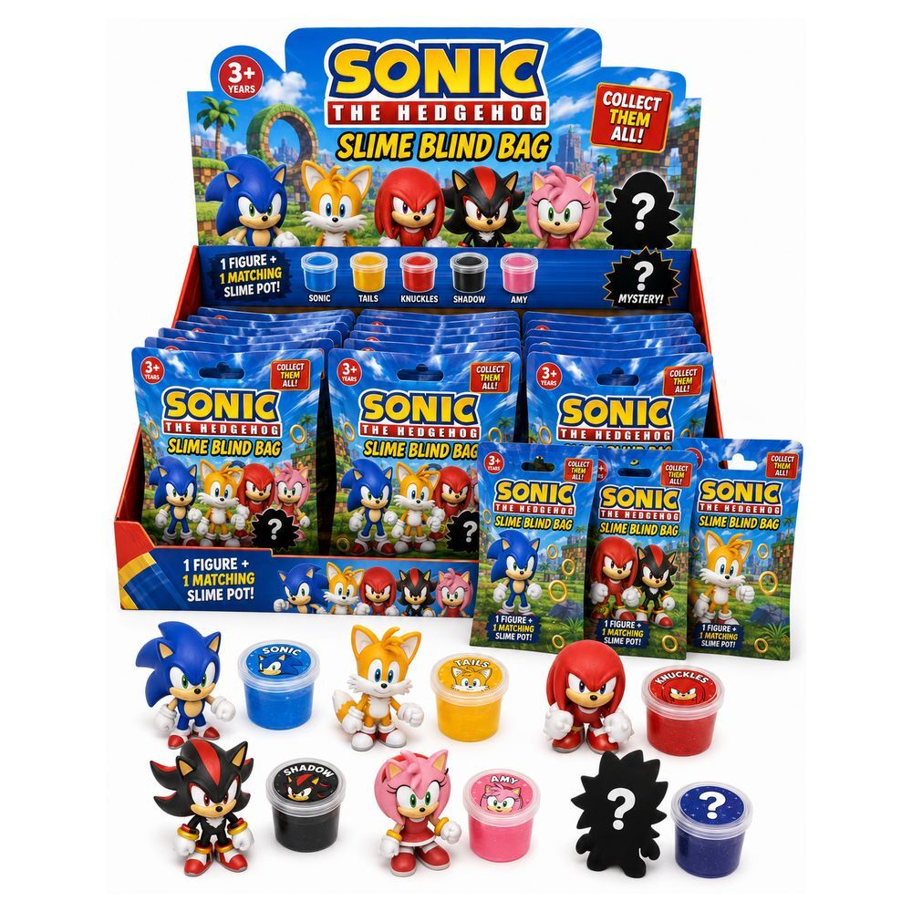 Surprise Slime Pack Assorted Sonic The Hedgehog Figure