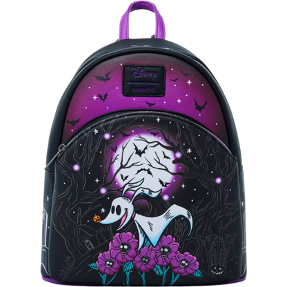Disney Loungefly Nightmare Before Christmas Zero Moon Doodle Backpack 26cm