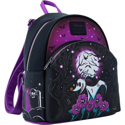 Zero Moon Doodle Nightmare Before Christmas Disney Loungefly Backpack 26cm