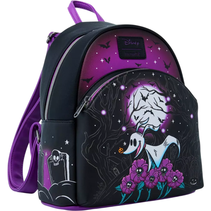 Disney Loungefly Nightmare Before Christmas Zero Moon Doodle Backpack 26cm