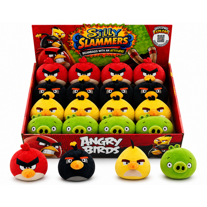 Angry Birds Silly Slammers plush 8cm assorted