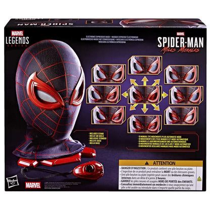 Electronic mask Spider-Man Miles Morales Marvel Legends Series