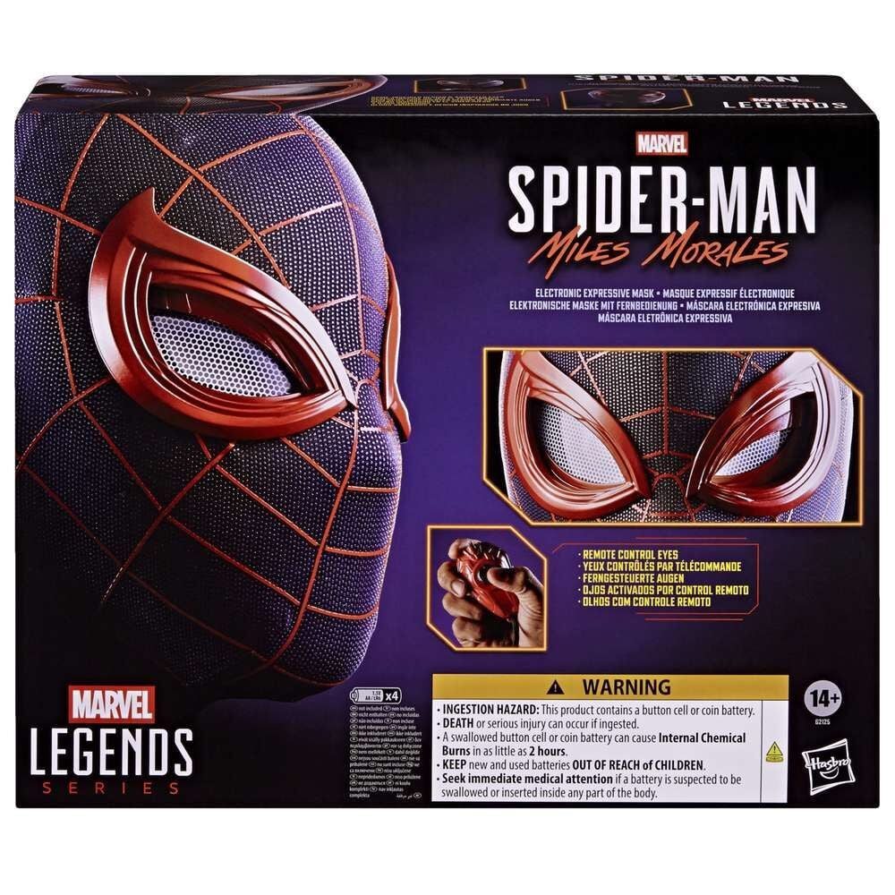 Spider-Man electronic mask Miles Morales Marvel Legends Series