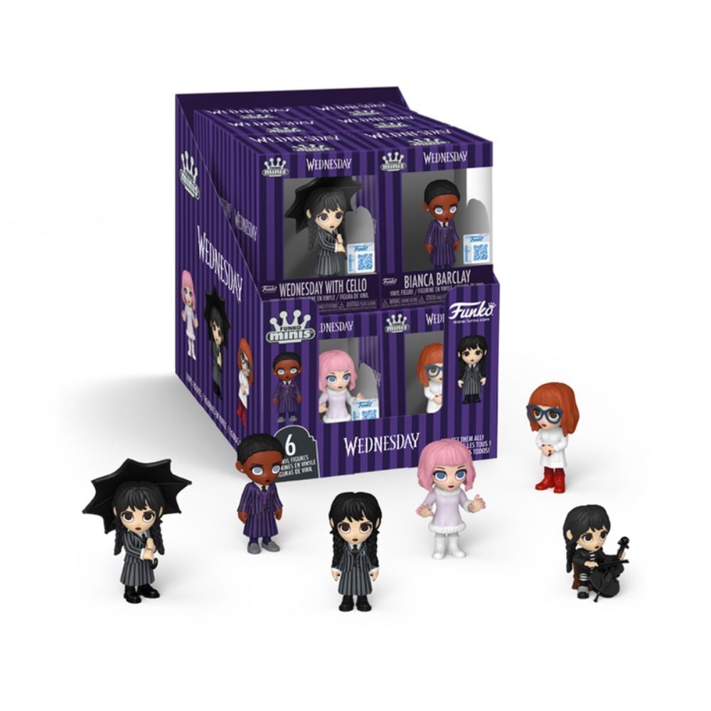Mini Vinyl Figure Wednesday Assorted