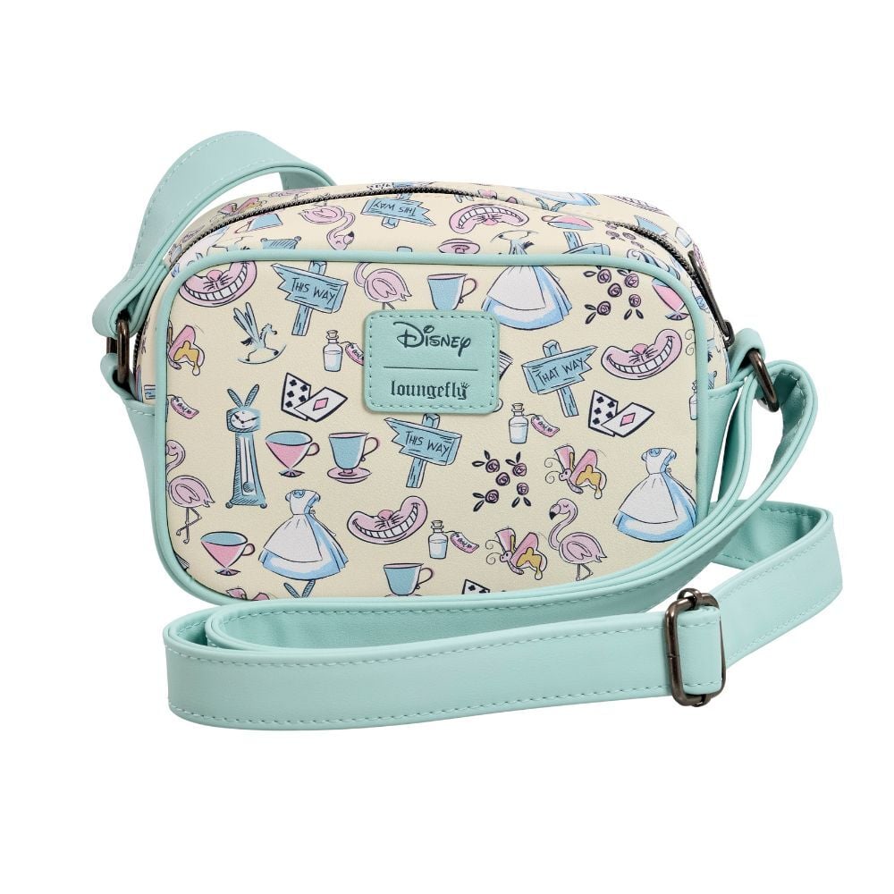 Aiw Pastel Aop Alice in Wonderland Disney Loungefly Shoulder Bag