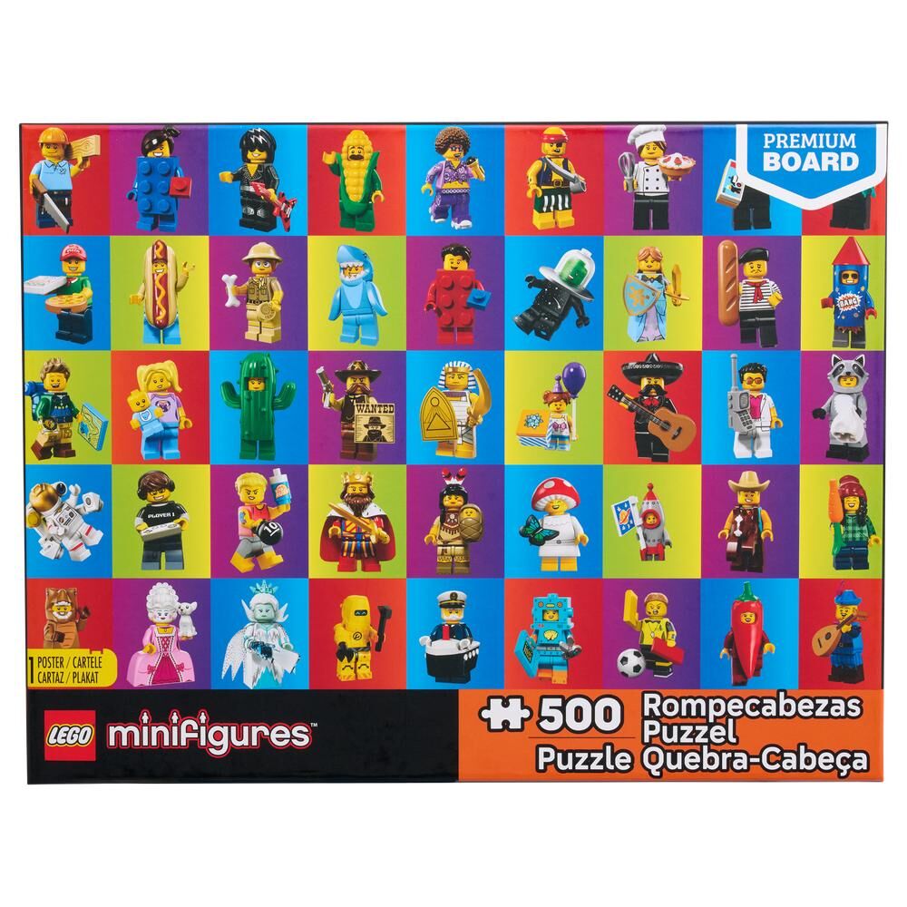Puzzle Minifigures Collage LEGO 500 pieces assorted