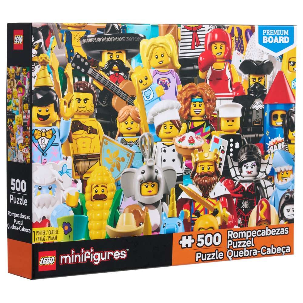Puzzle Minifigures Collage LEGO 500 pieces assorted