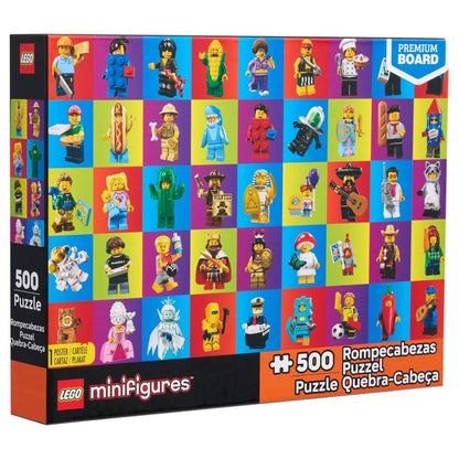 Puzzle Minifigures Collage LEGO 500 pieces assorted