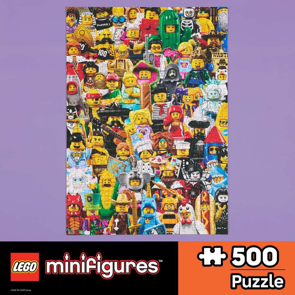 Puzzle Minifigures Collage LEGO 500 pieces assorted